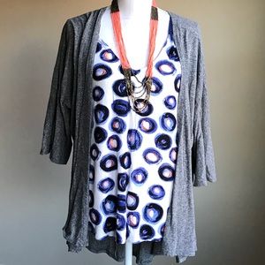 Anthropologie Blue Circle Akemi + Kin Tank Top
